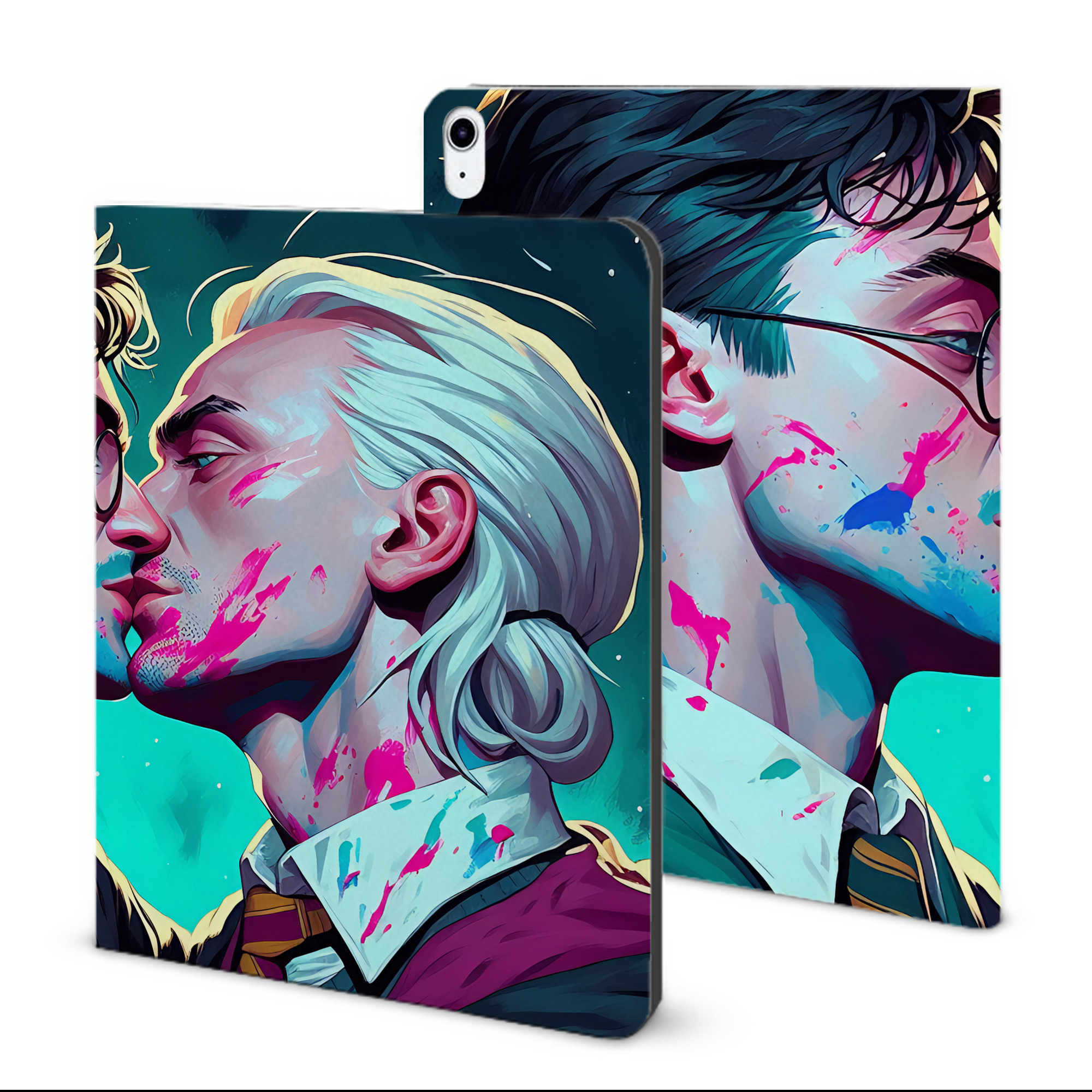 （画像用） Harry Potter ハリー・ポッターシリーズ IPad ケース ブック型 PUレザー TPU 耐衝撃 軽量 薄型 ペン収納なし 全面保護 IPad 各モデル対応